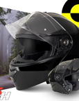 Casco modulare n-960 taglia XL 61/62cm nero lucido