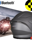 Casco integrale con interfono bluetooth integrato